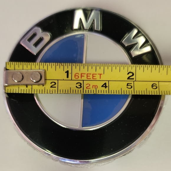 Set Of 4 2.68" *OR* 2.2" BMW hubcap Center Caps - Picture 11 of 16